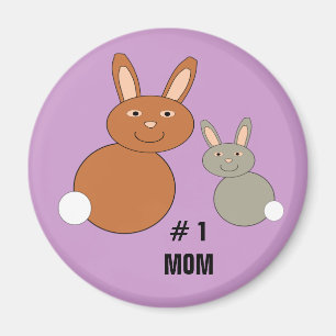 Íman dias de as mães Número 1 Magnetos Personalizados