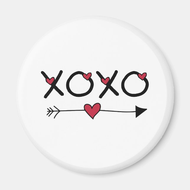 Íman Dias de os namorados XOXO (Frente)