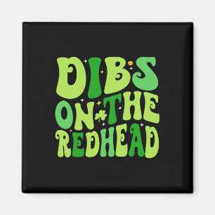 Íman Dibs Na Ruiva Dia Divertido de São Patrício Irland