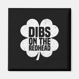 Íman Dibs Na Ruiva Engraçado Irlandês Dia De São Patríc