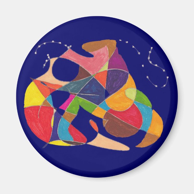 Íman Dibujo Siete (Frente)