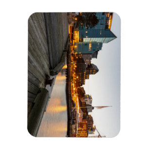 Íman Die Skyline von Halifax in Kanada Magnet
