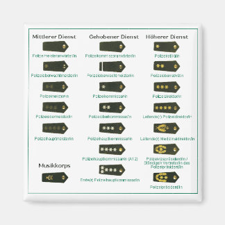Íman Dienstgradabzeichen polícia Alemanha
