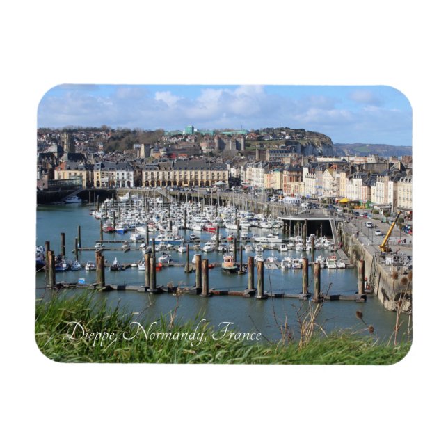 Íman Dieppe Harbor, Normandia, França, (Horizontal)