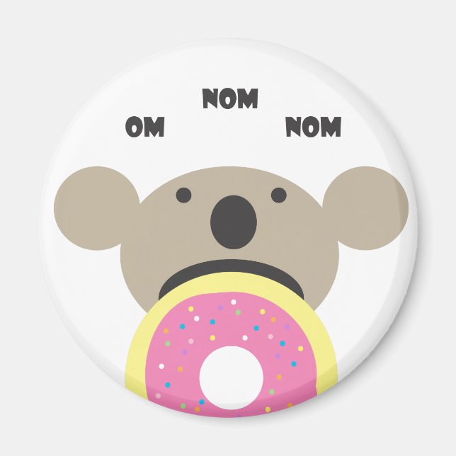 Íman Dieta de Rosquinha Koala (Frente)