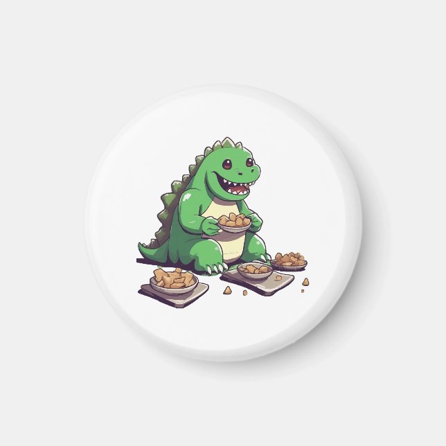 Íman Dieta dos dinossauros amanhã (Frente)
