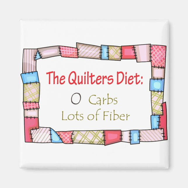 Íman Dieta dos Quilters (Frente)