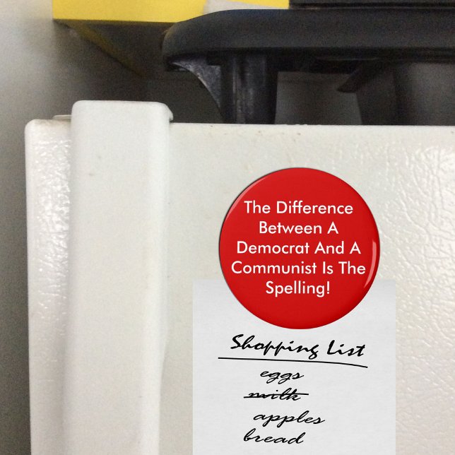 Íman Diferença Entre Democrata E Comunista (Criador carregado)