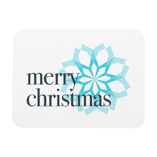 Íman Diferente design clássica de "Feliz Natal" (Horizontal)