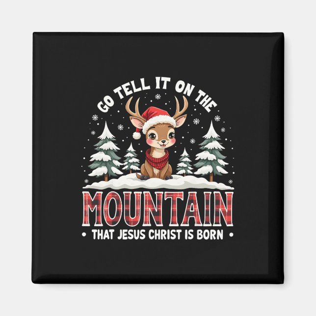 Íman Diga Na Montanha Que Jesus Cristo É Bo (Frente)