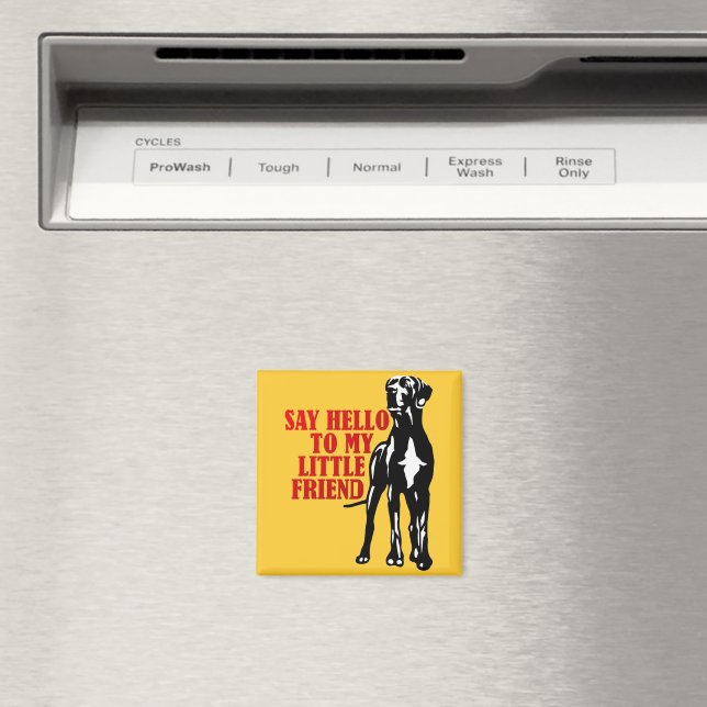 Íman diga olá ao meu pequeno amigo (In Situ (Dishwasher))