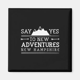 Íman Diga Sim às Novas Aventuras New Hampshire Trilha N