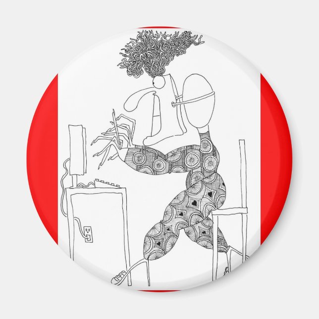 Íman digitação (Frente)