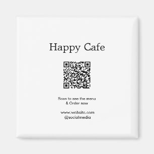 Íman Digitalização do restaurante Café para ver o pedid