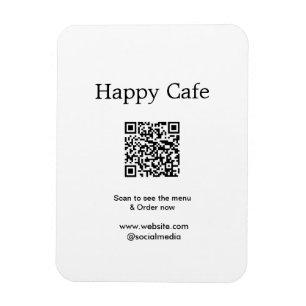 Íman Digitalização do restaurante Café para ver o pedid