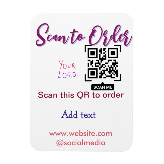 Íman digitalize para encomendar código Qr e-mail site d (Vertical)