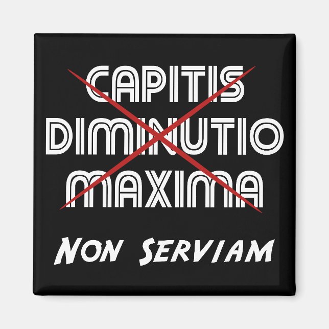 Íman diminuição máxima da cabeça não servirei (Frente)