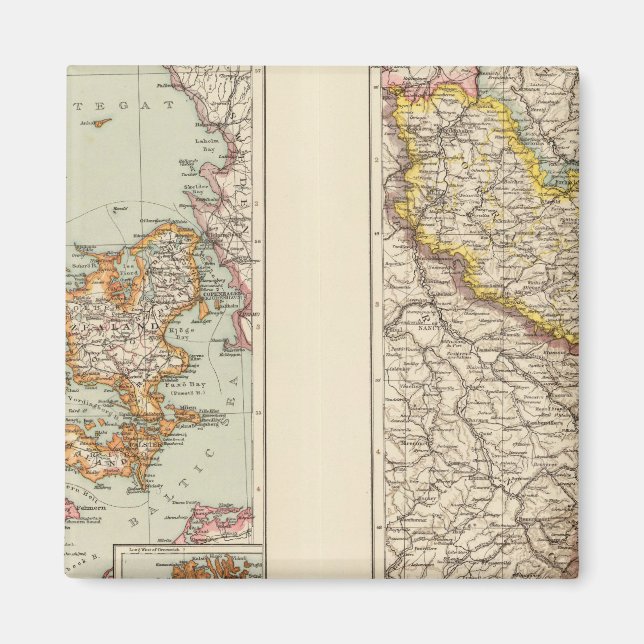 Íman Dinamarca, Alsace Lorraine, Palatinado (Frente)