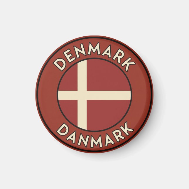Íman Dinamarca Danmark  (Frente)
