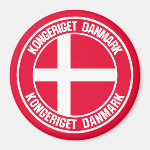 Íman Dinamarca Round Emblem