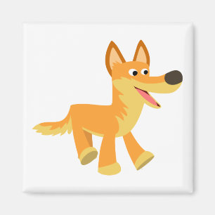 Íman Dingo bonito dos desenhos animados