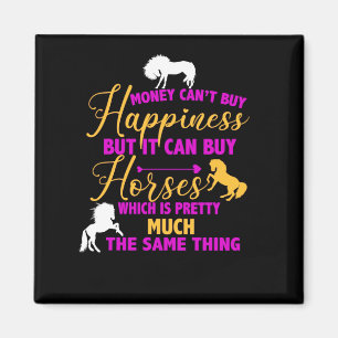 Íman Dinheiro Pode Comprar Cavalos Amarelo Roxo   