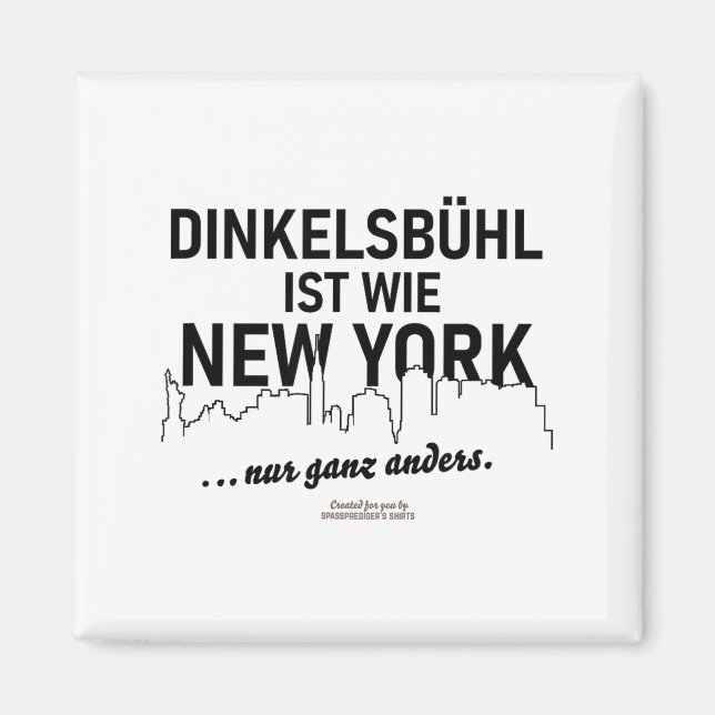 Íman Dinkelsbühl É Como Nova York Dizendo Sobre Dinkels (Frente)