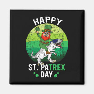 Íman Dino Dia de São Patrício Shirt Kids Toddler Boys L