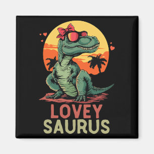 Íman Dino Dinosaur Lovey-saurus T-rex Funny Trex