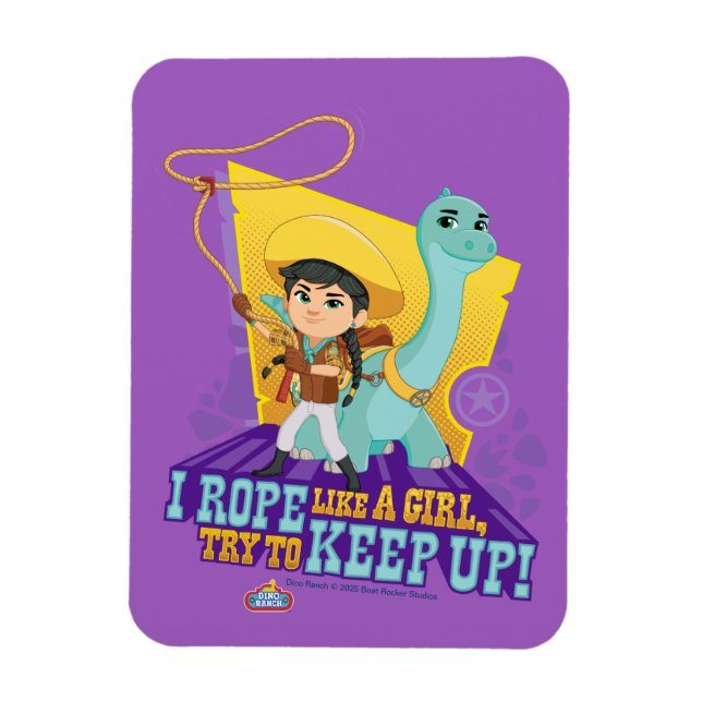 Íman Dino Ranch | Min e Clover (Vertical)