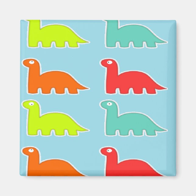 Íman Dinos em azul (Frente)