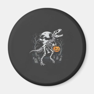Íman Dinosaur Esqueleto Halloween Abóbora Cemitério Des