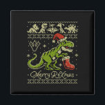 Íman Dinosaur Ugly Christmas Sweater - Funny Christmas<br><div class="desc">Dinosaur Ugly Christmas Sweater - Funny Christmas</div>