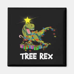 Íman Dinosauro Natal Engraçado Árvore Rex Homens Mulher