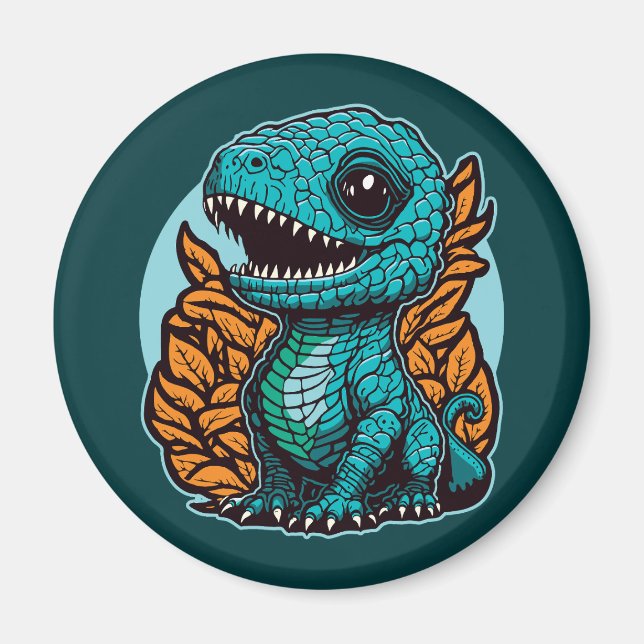 Íman Dinossauro Bebê (Frente)