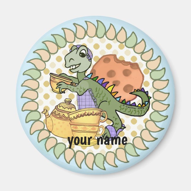 Íman Dinossauro Chá Rex (Frente)
