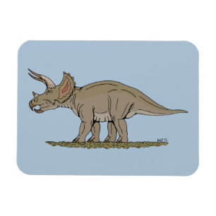 Íman Dinossauro Cretáceo Tricerátops