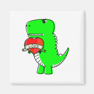 Íman Dinossauro Dia de os namorados