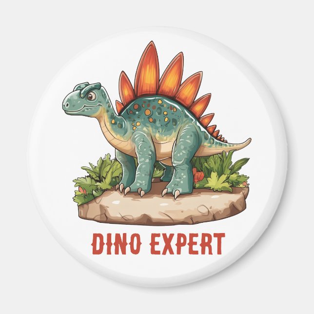 Íman Dinossauro do Stegossauro (Frente)