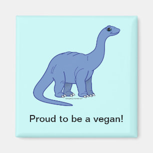 Íman Dinossauro do Vegan