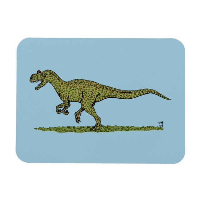 Íman Dinossauro Jurássico Allosauro (Horizontal)