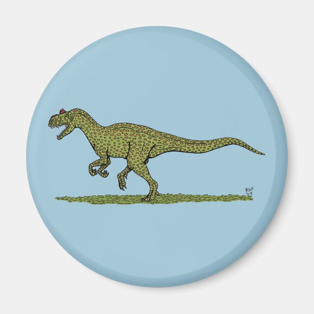 Íman Dinossauro Jurássico Allosauro (Frente)