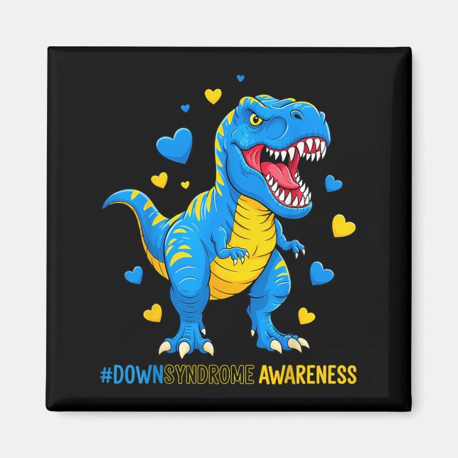 Íman Dinossauro Muito Incrível Síndrome de Down (Frente)