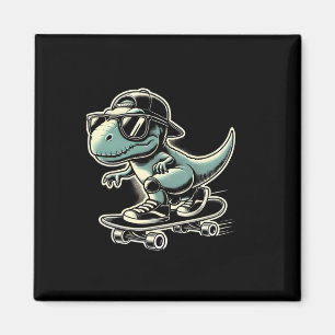Íman Dinossauro T Rex Skate Esporte Radical Retro