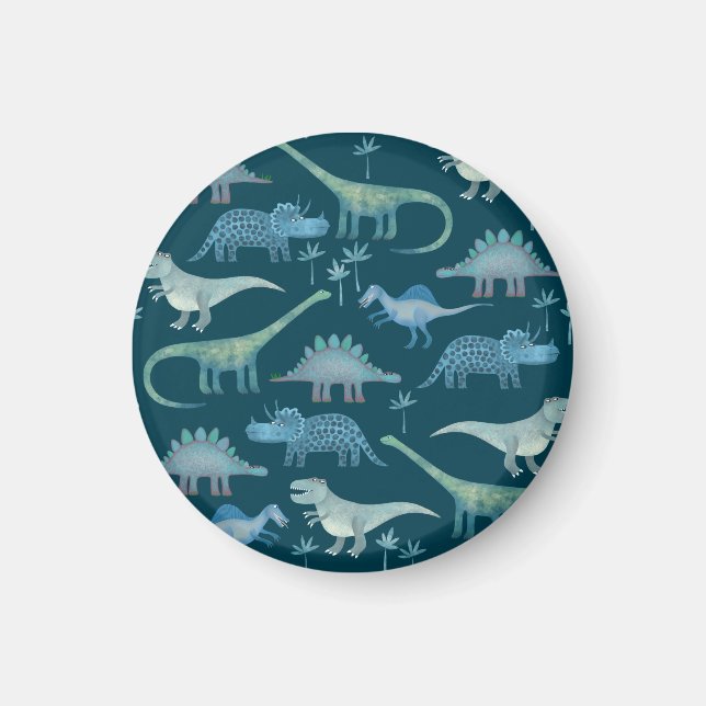 Íman Dinossauro Verde (Frente)