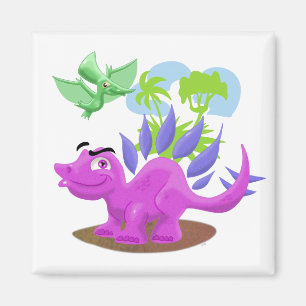 Íman Dinossauros Cartoon