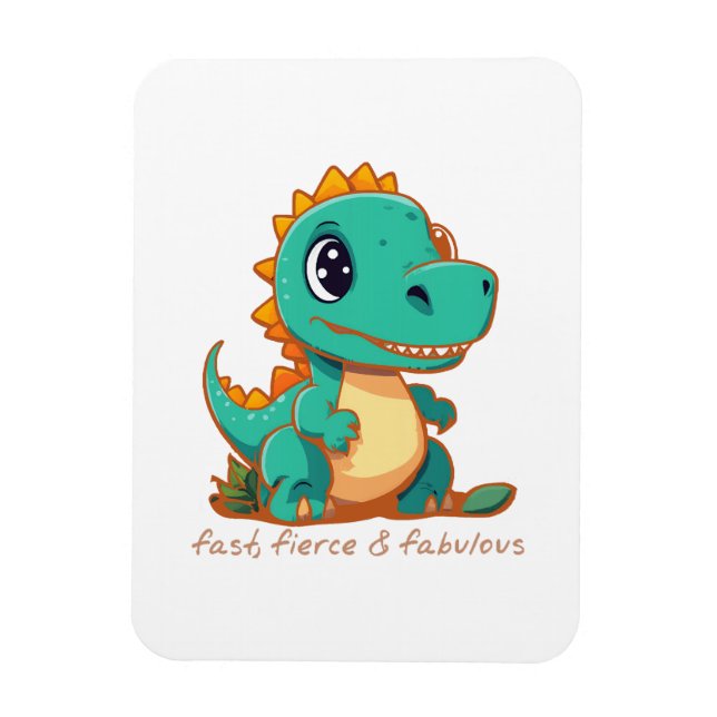 Íman Dinossauros Ferozes (Vertical)