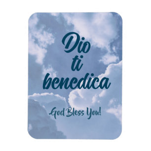 Íman Dio Te Benedica Religião Italiana