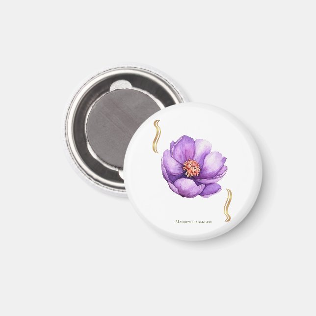 Íman Dipladenia Floral Design – Tropical (Front/Back)