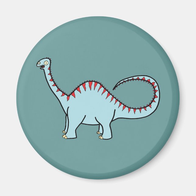 Íman Diplodocus Azul (Frente)